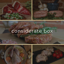 Load image into Gallery viewer, Becoming Considerate Box - Ethically Sourced Meat Boxes