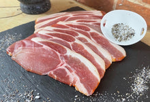 Load image into Gallery viewer, Smoked Back Dry Cured Bacon - Considerate Carnivore