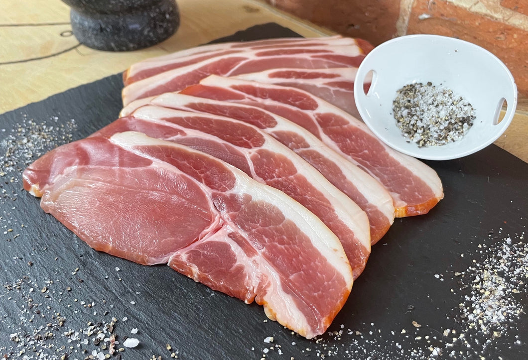 Smoked Back Dry Cured Bacon - Considerate Carnivore