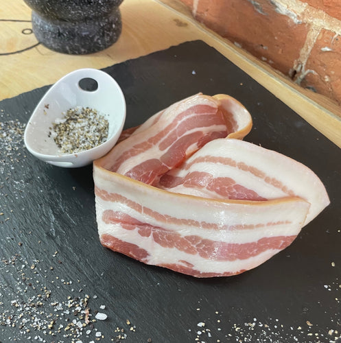 Unsmoked Streaky Dry Cured Bacon - Considerate Carnivore